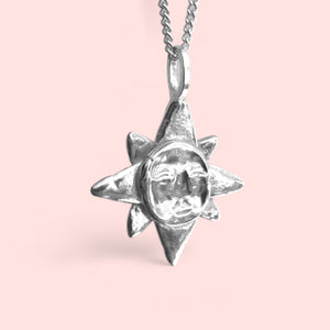 Star Face Pendant necklace